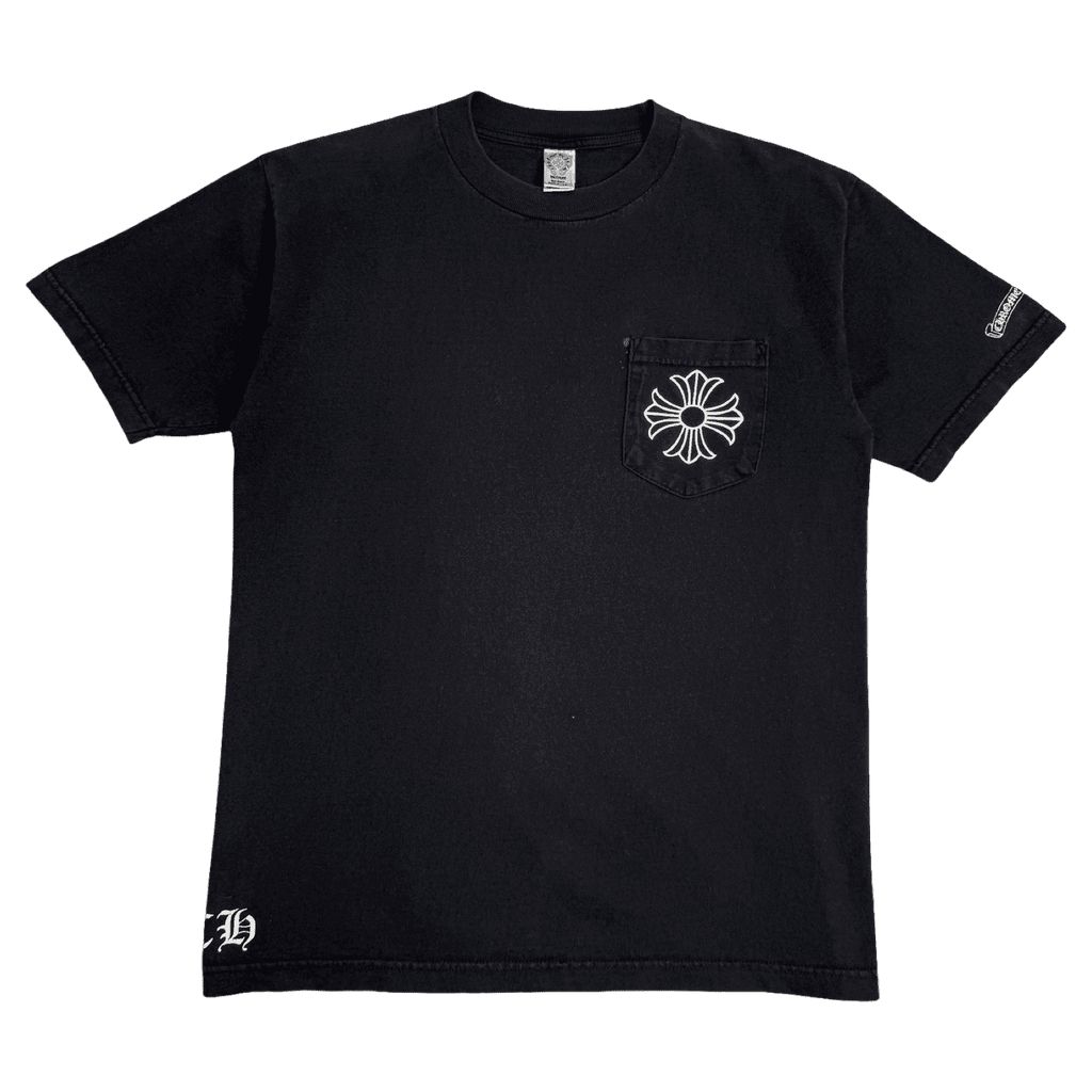 Vintage Chrome Hearts Malibu Big Cross Tee Black