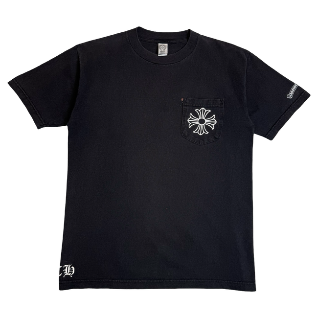 Vintage Chrome Hearts Malibu Big Cross Tee Black