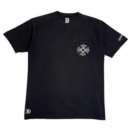 Vintage Chrome Hearts Malibu Big Cross Tee Black | Vintage Clothing Store Canada
