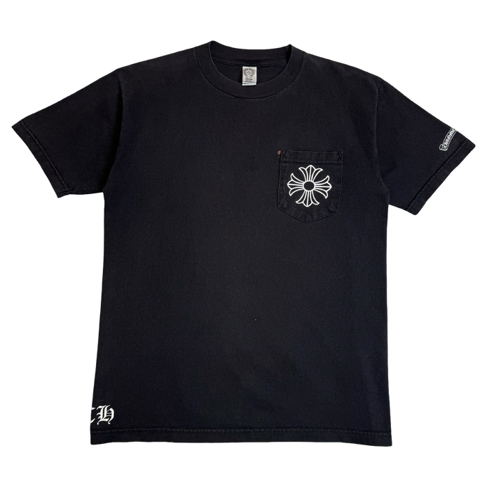 Vintage Chrome Hearts Malibu Big Cross Tee Black | Vitnage Clothing Store Canada