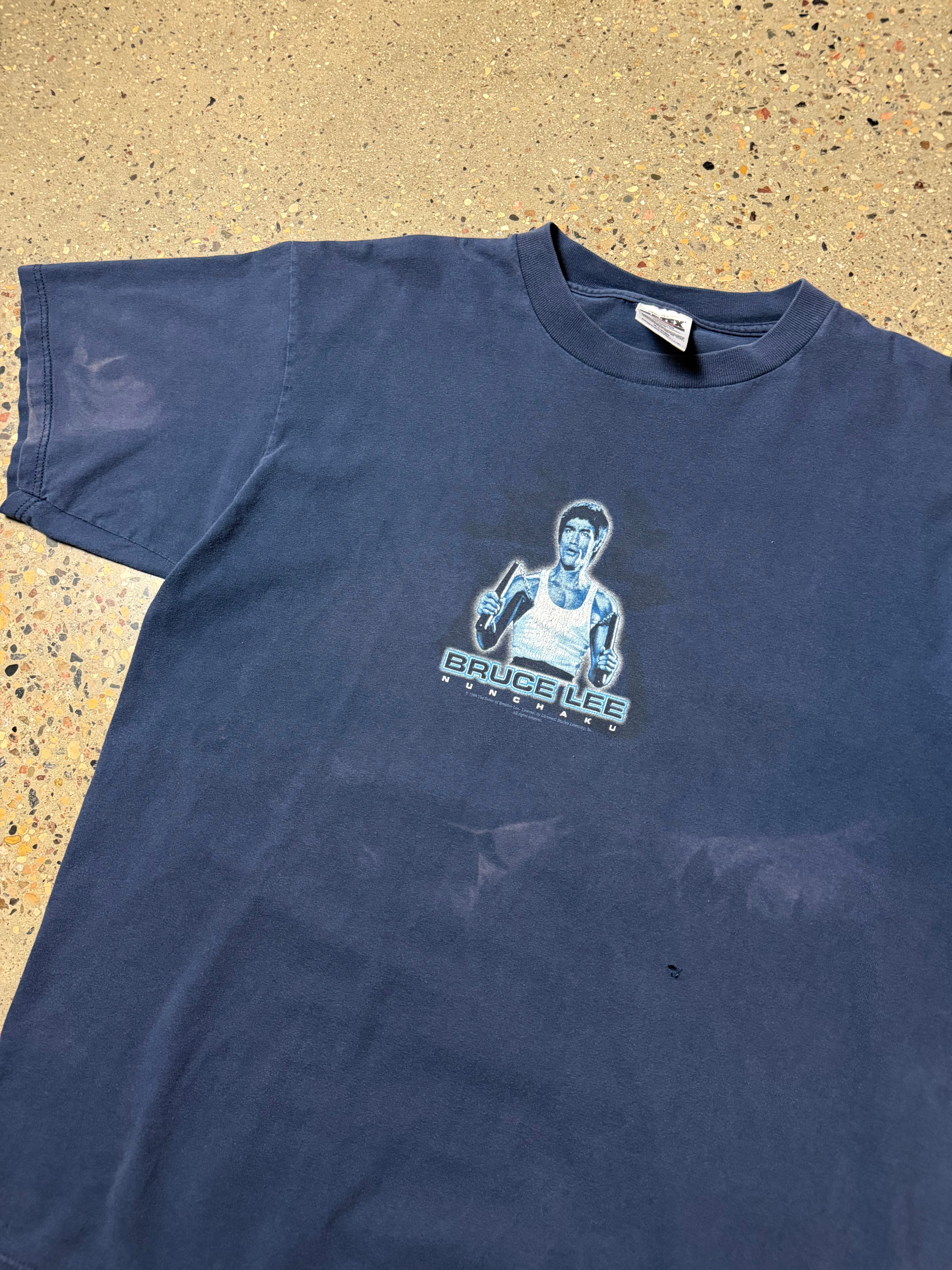 Vintage 1998 Bruce Lee Tee Navy