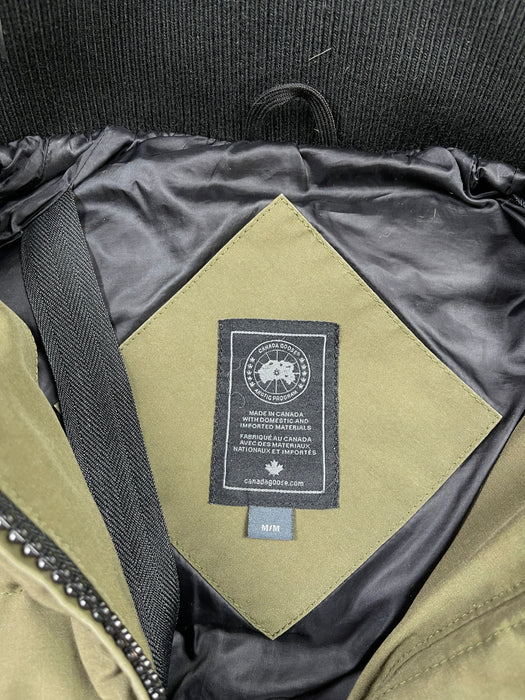 Women's Canada Goose Savona Bomber Jacket Green (USED) | Vitnage Clothing Store Canada