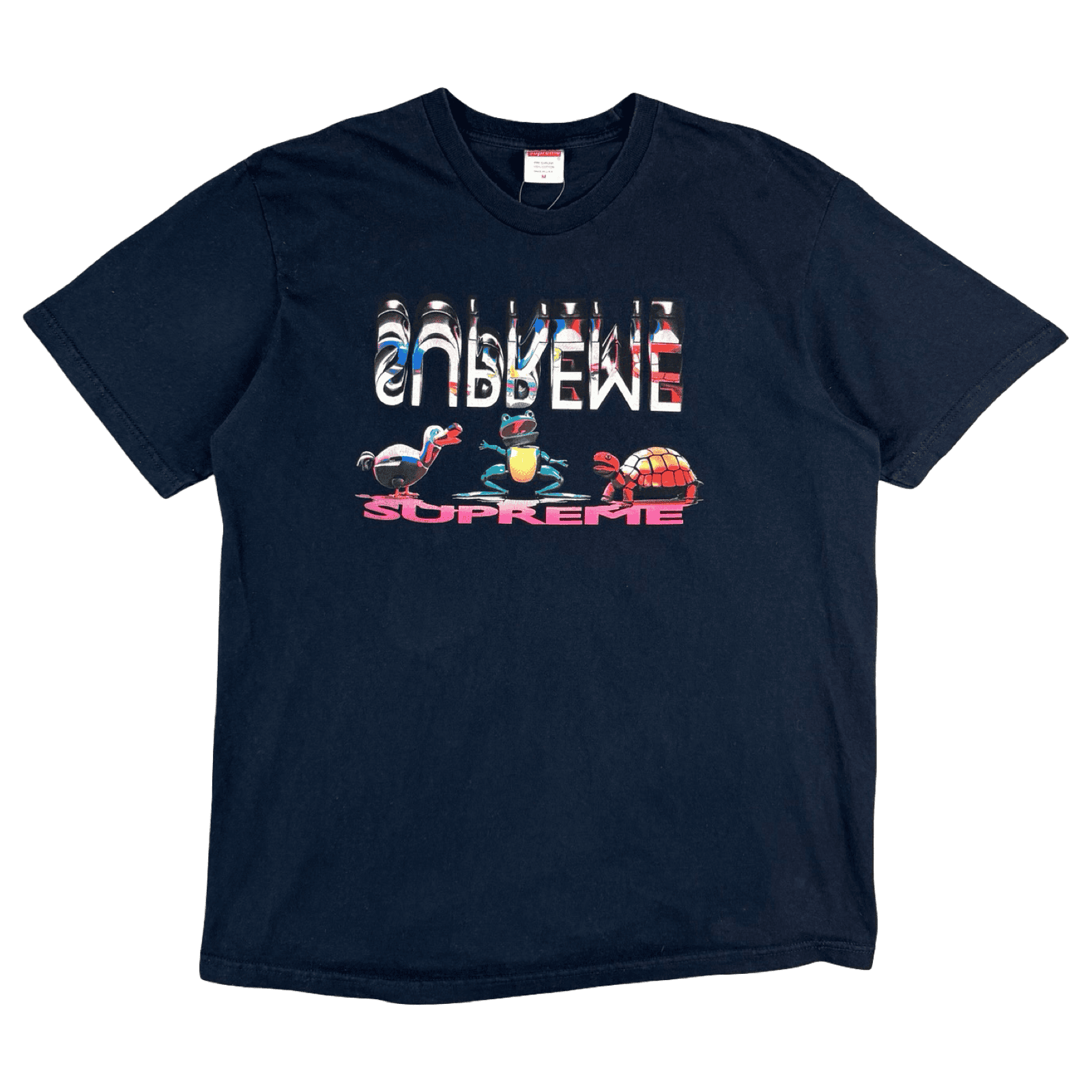Supreme Animals Tee Navy (USED)