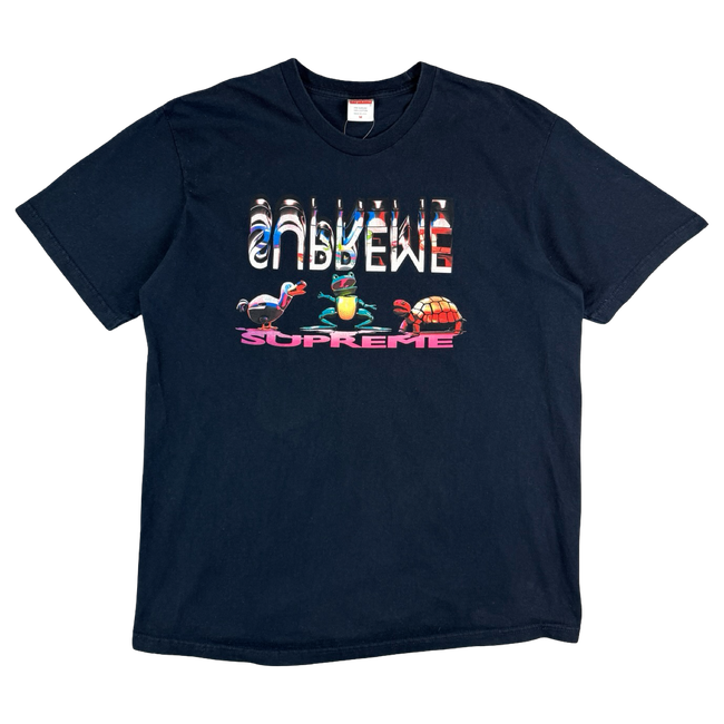 Supreme Animals Tee Navy (USED)