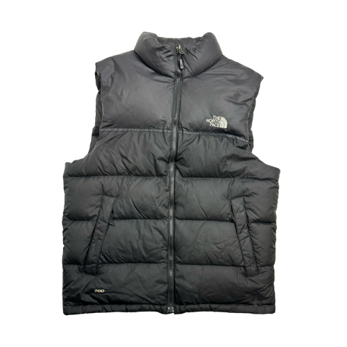 (M) The North Face Nuptse 700 Puffer Vest Black | Vintage Clothing Store Canada