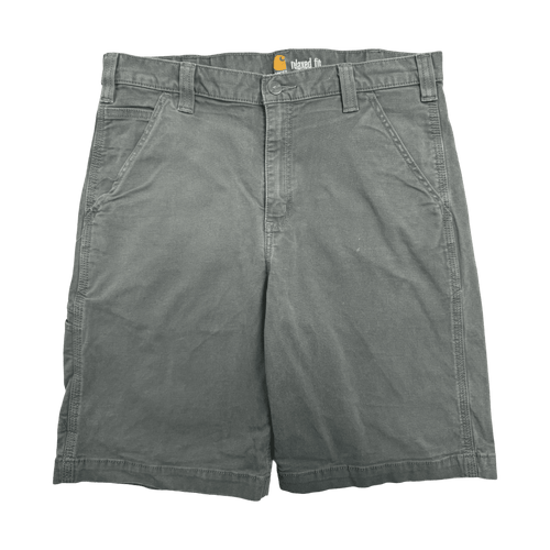 (33) Carhartt Carpenter Shorts Dark Grey | Vintage Clothing Store Canada