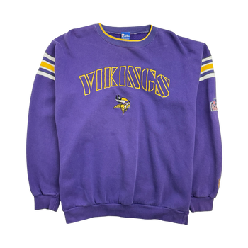 (XL) Vintage 90s Minnesota Vikings Sweatshirt Purple