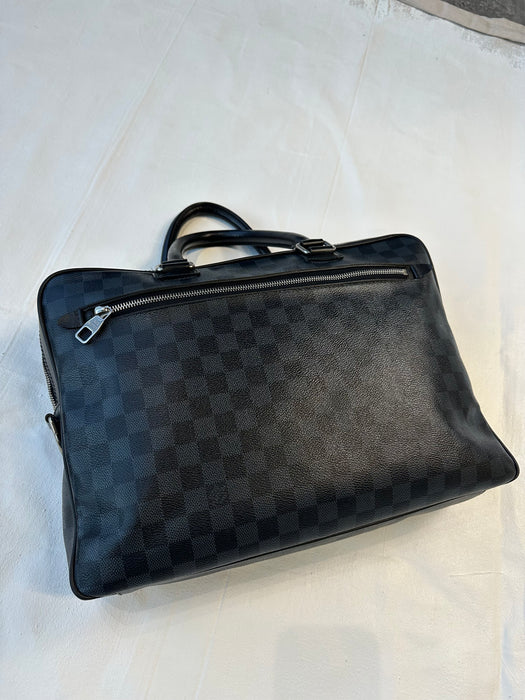 Louis Vuitton Damier Graphite Overnight Briefcase | Vitnage Clothing Store Canada