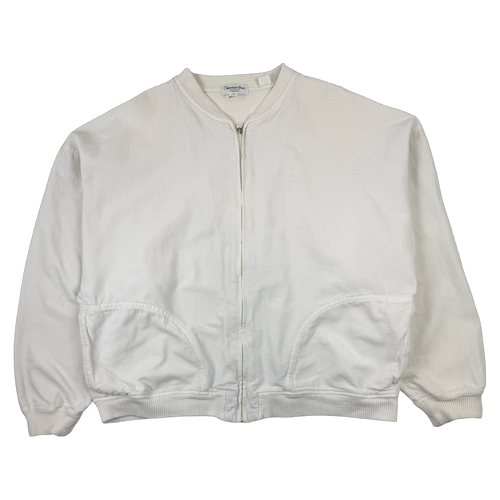 Vintage Christian Dior Canvas Jacket White | Vintage Clothing Store Canada
