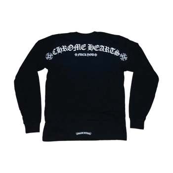 Chrome Hearts Shoulder Logo F*** You L/S Tee Black