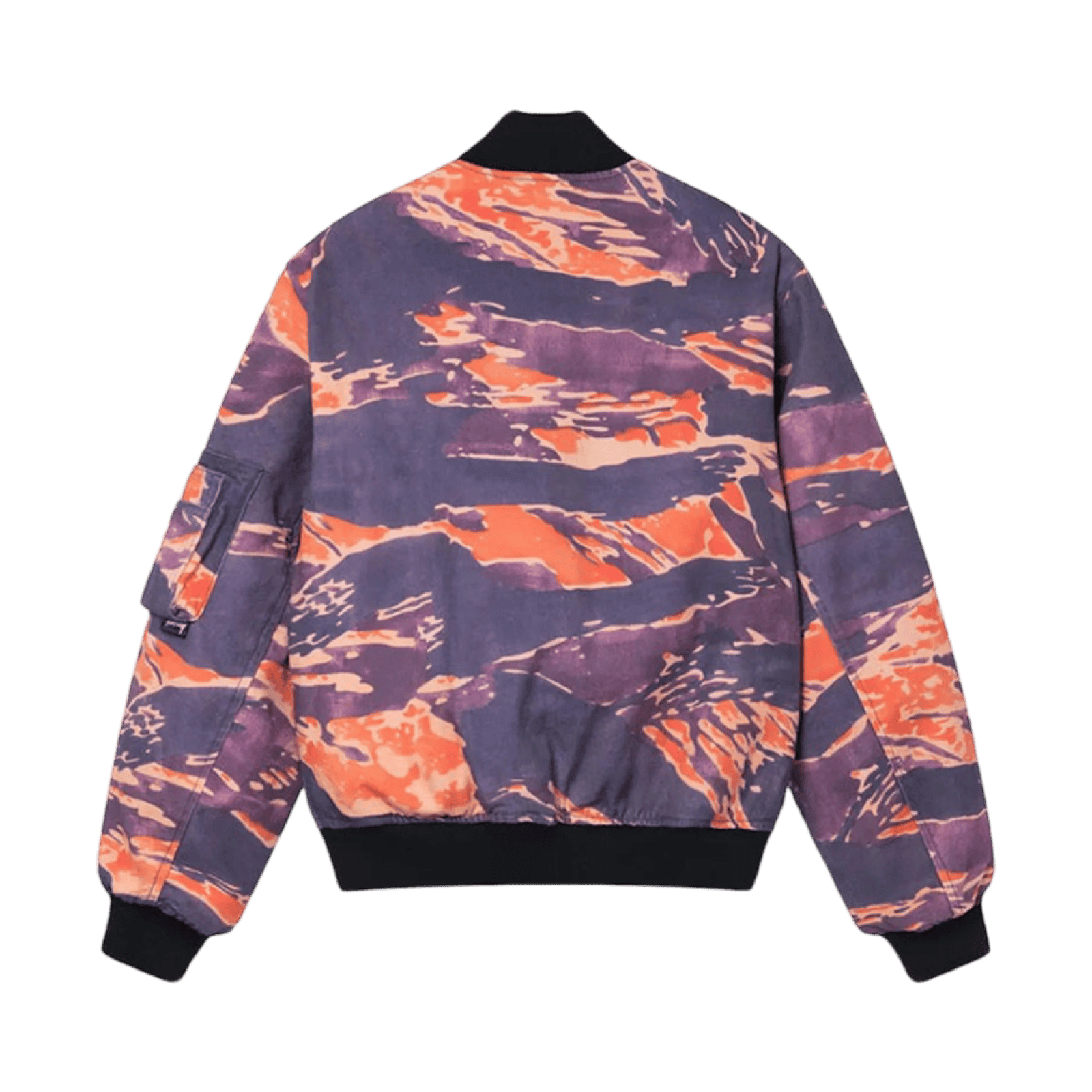 Stussy Tigris Canvas Bomber Jacket Purple