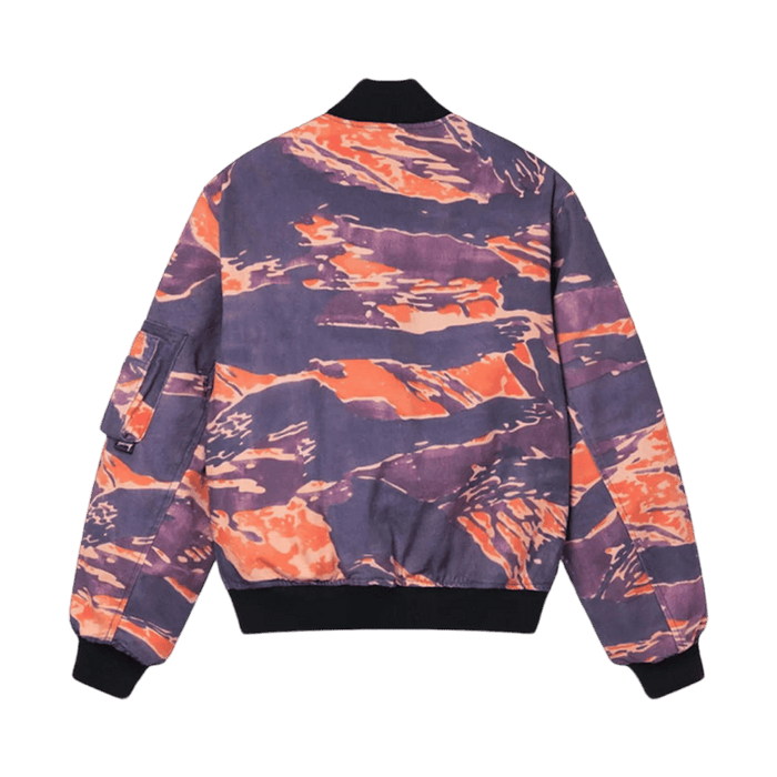 Stussy Tigris Canvas Bomber Jacket Purple | Vitnage Clothing Store Canada