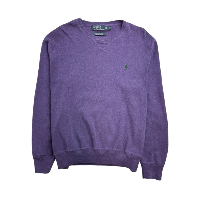 Vintage Polo Ralph Lauren Knit Sweater Purple | Vitnage Clothing Store Canada