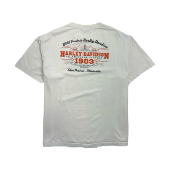 (XL) Vintage '15 Wild Praire Harley Davidson Tee White