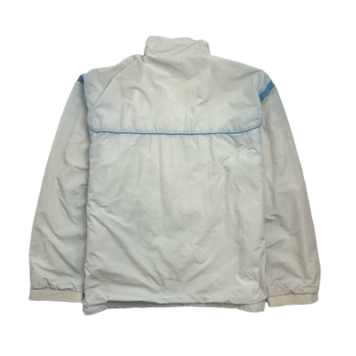 (XL) Vintage 2000s Nike Zip-Up Windbreaker Jacket White | Vintage Clothing Store Canada