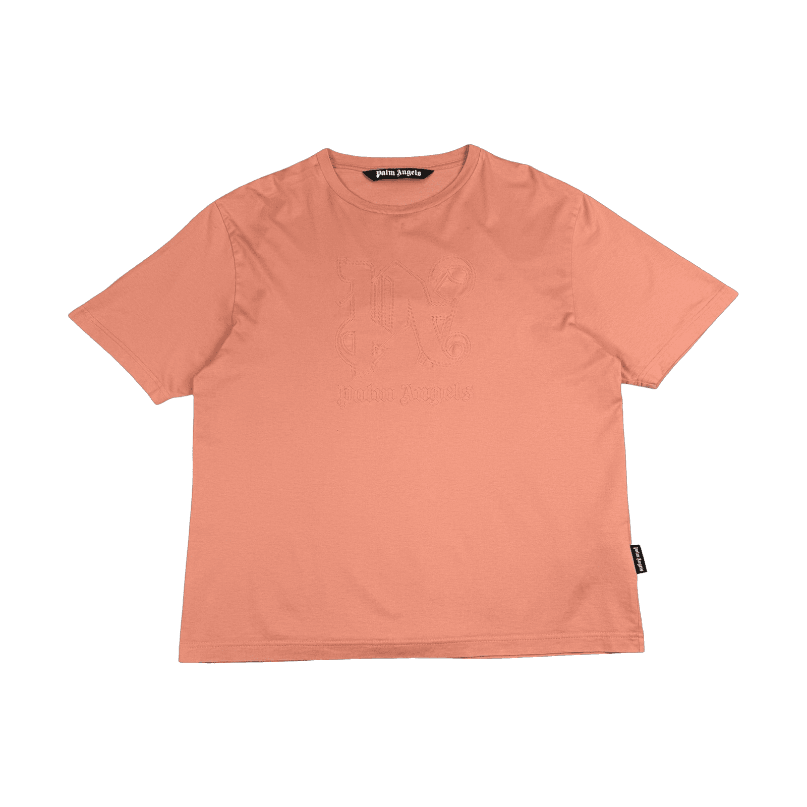 Palm Angels Statement Slim Tee Pink (USED)