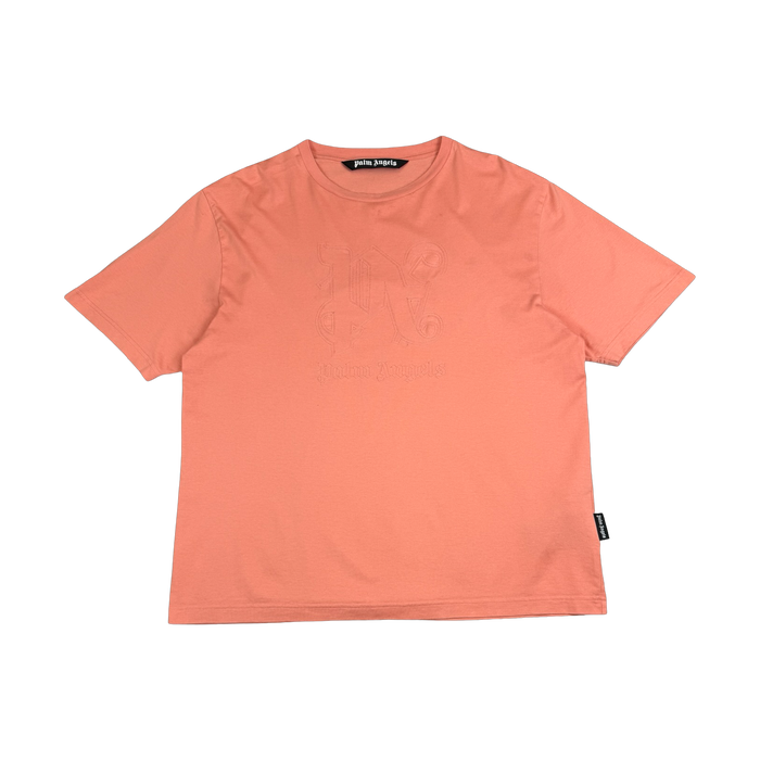 Palm Angels Statement Slim Tee Pink (USED) | Vitnage Clothing Store Canada