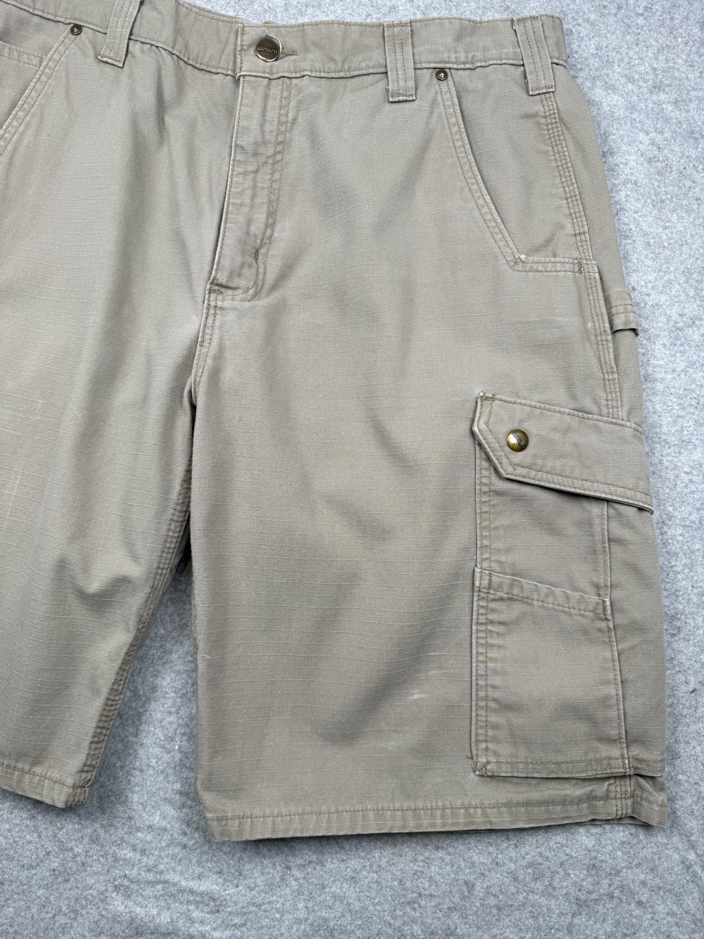 Vintage Carhartt Carpenter Cargo Shorts Desert Sage