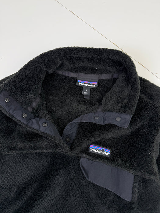 Women's Patagonia Re-Tool Half-Snap Pullover Fleece Black | Vitnage Clothing Store Canada