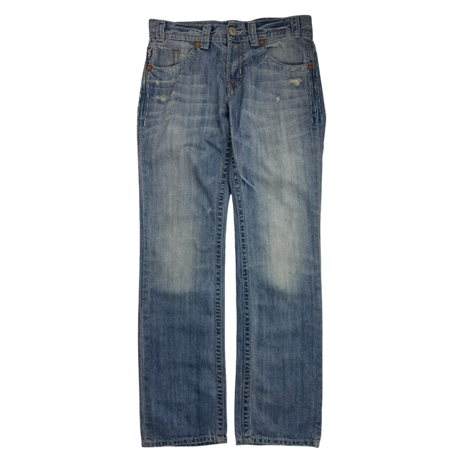 Mek Denim Distressed Blue Pants