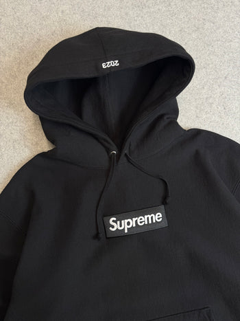 Supreme Box Logo Hoodie Black (USED)