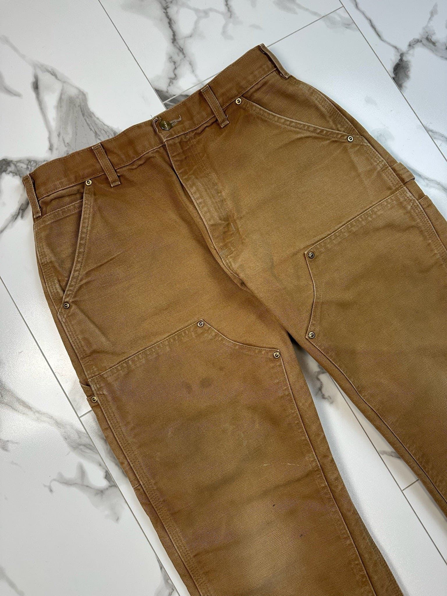 Carhartt Double-Knee Carpenter Pants Beige
