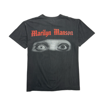 (M) Vintage 90s Boot Marilyn Manson Tee Black