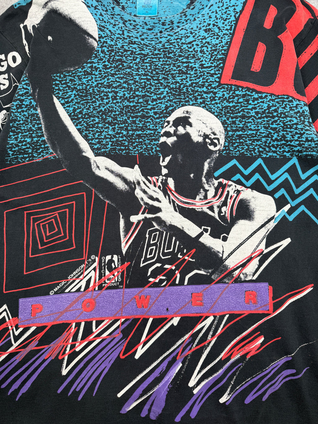 Vintage 90's Micheal Jordan Power AOP Tee
