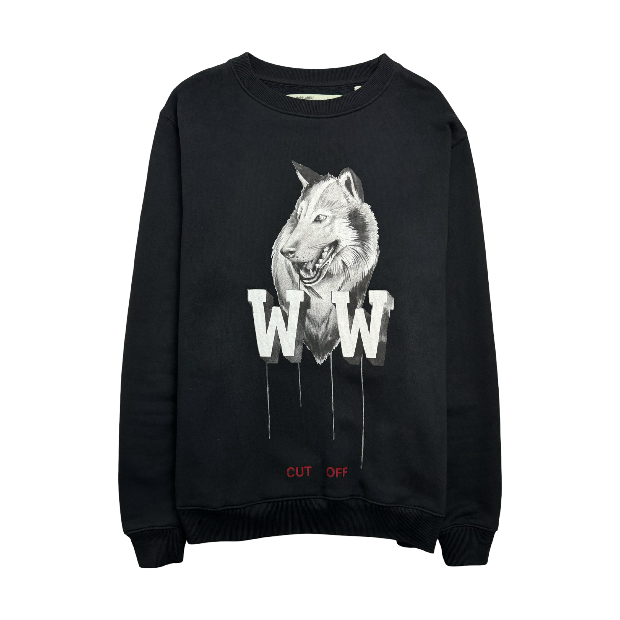 Off-White Wolf Sweatshirt Black (USED)