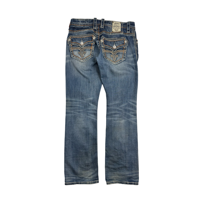 Vintage Y2k Rock Revival Denim Pants | Vitnage Clothing Store Canada