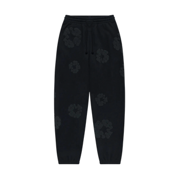 Denim Tears Cotton Wreath Sweatpants Black Monochrome