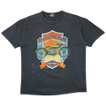 Vintage Harley Davidson Stained Glass Tee Black