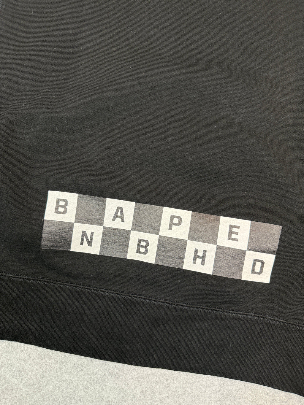 BAPE x Neighborhood Ape Skull Crewneck Black (USED)