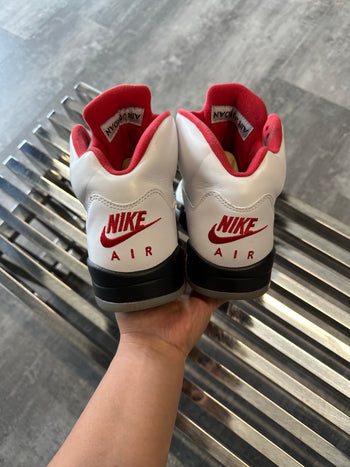 Air Jordan 5 Retro Fire Red Silver Tongue 2020 (USED NO BOX)