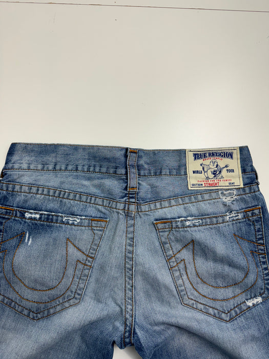 Vintage Y2k True Religion Straight Cut Denim Pants | Vitnage Clothing Store Canada