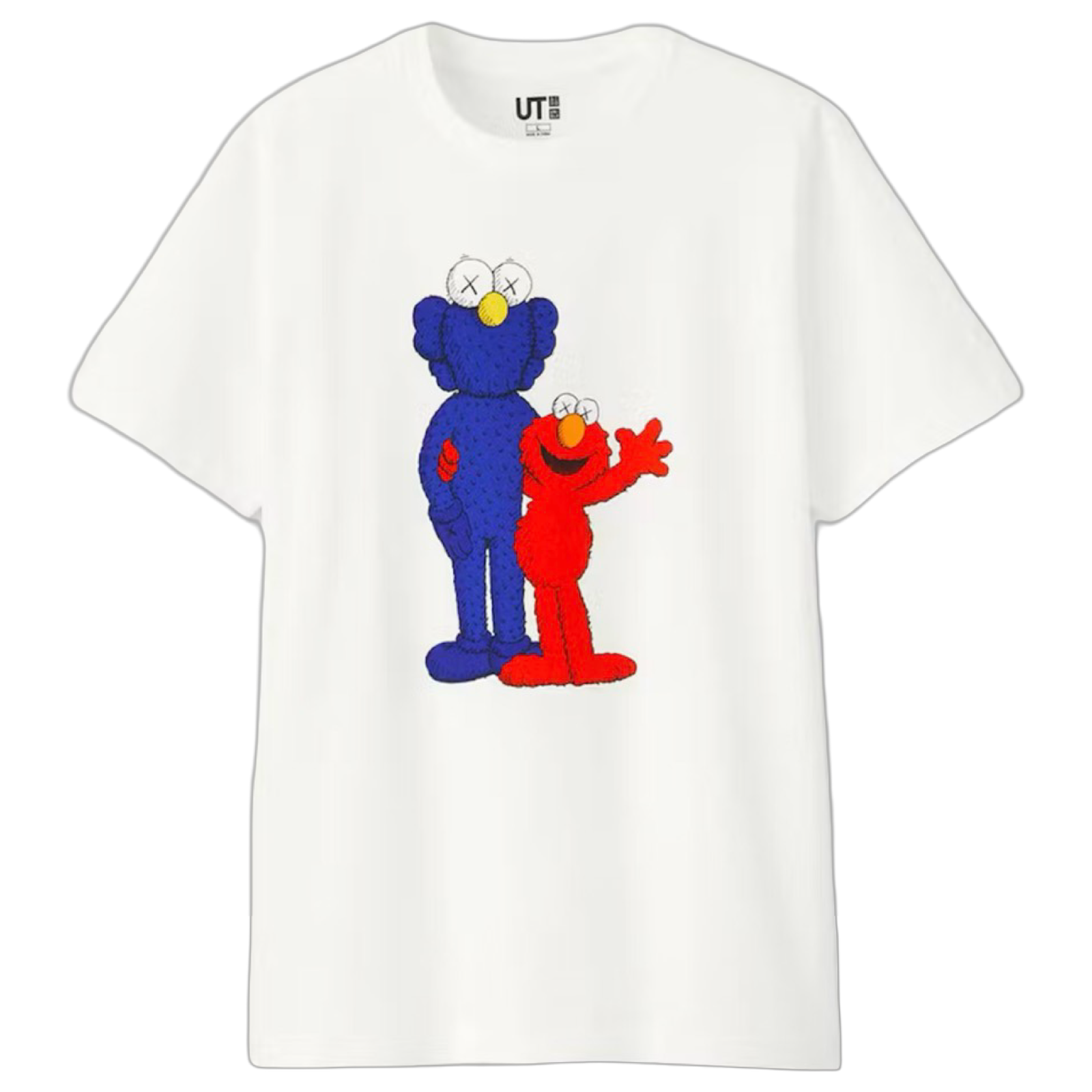 Kaws x Uniqlo x Sesame Street BFF Elmo Tee White