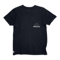 Chrome Hearts Cracked Horseshoe Cross Pocket Tee Black/Grey
