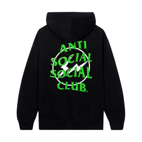 Anti Social Social Club x Fragment Precious Petals Hoodie Black/Green | Vintage Clothing Store Canada