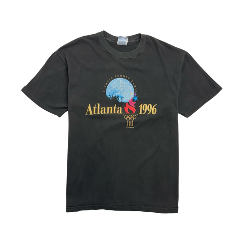 (M) Vintage '96 Atlanta Olympics Tee Black | Vintage Clothing Store Canada