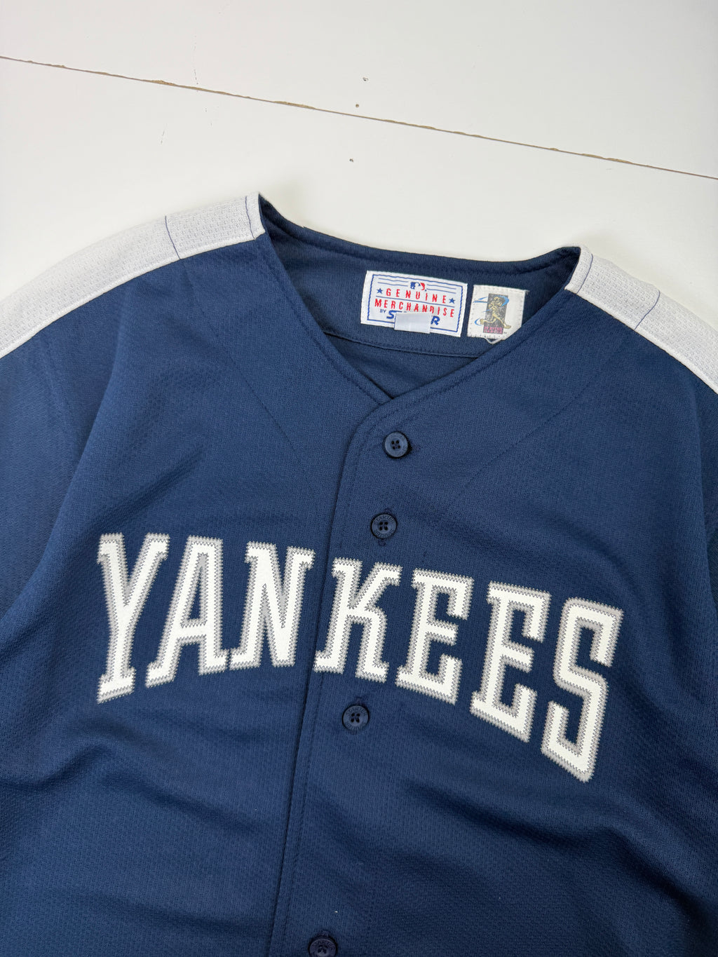 Vintage Derek Jeter New York Yankees Starter Jersey Navy