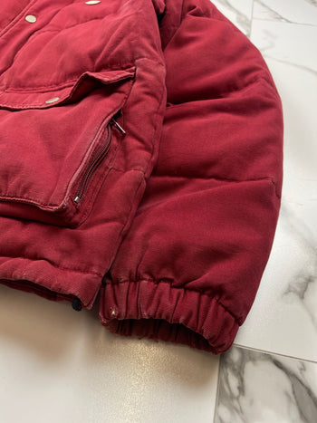 Billionaire Boys Club Canvas Puffer Jacket Red (USED)