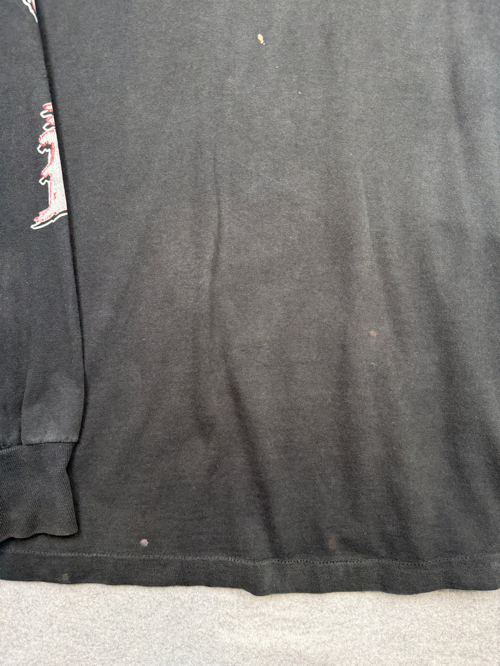 Vintage 90's Space Jam Taz L/S Tee Black