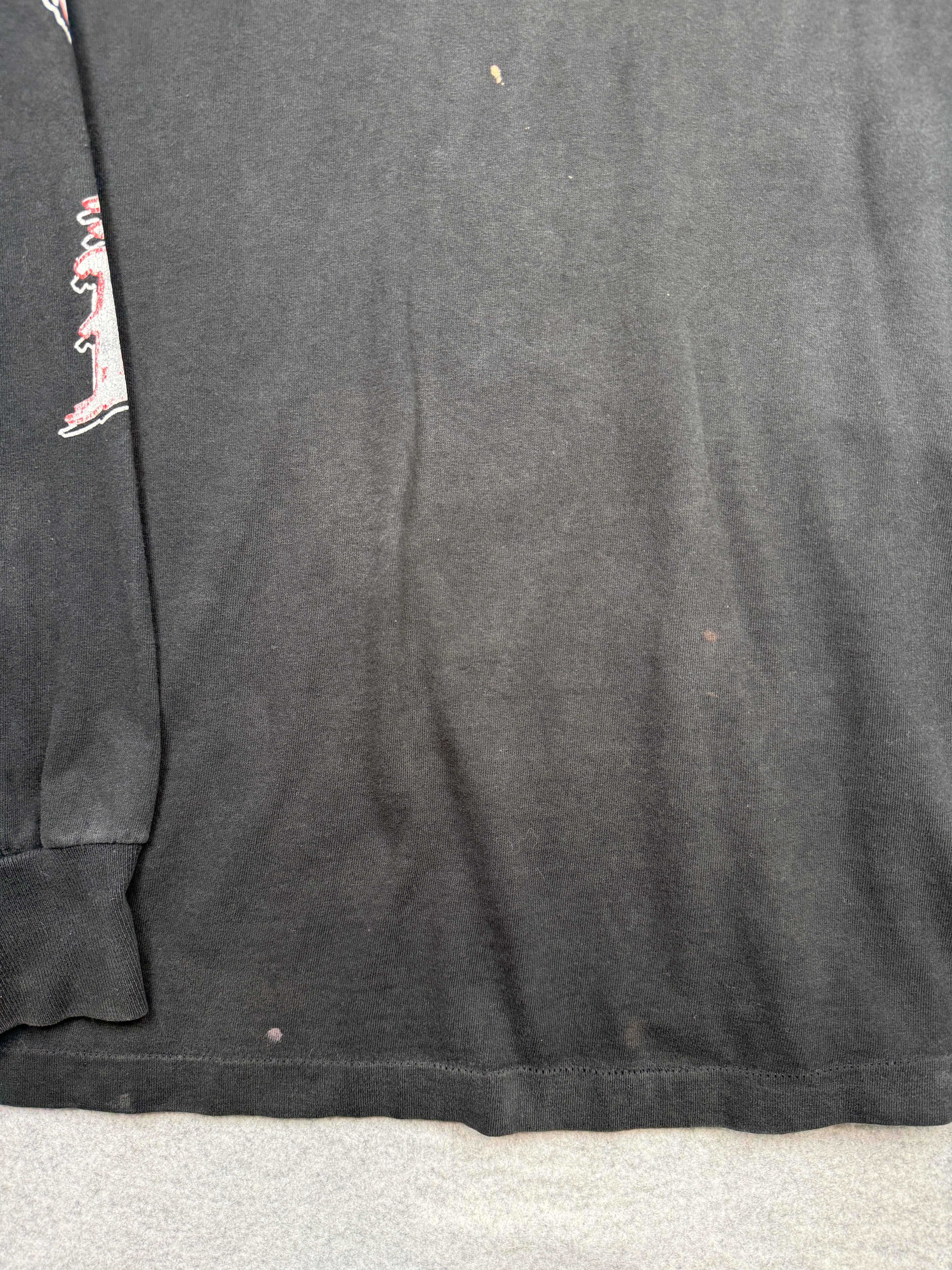 Vintage 90's Space Jam Taz L/S Tee Black