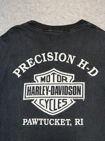 Vintage Harley Davidson Full Deck Tee Black