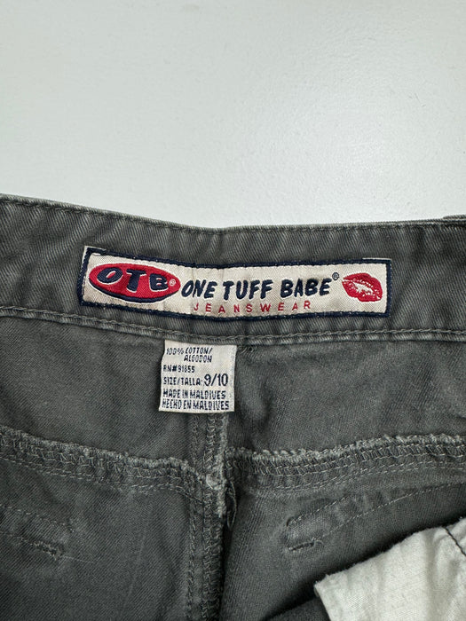 Vintage Y2k One Tuff Babe Cargo Pants Charcoal | Vitnage Clothing Store Canada