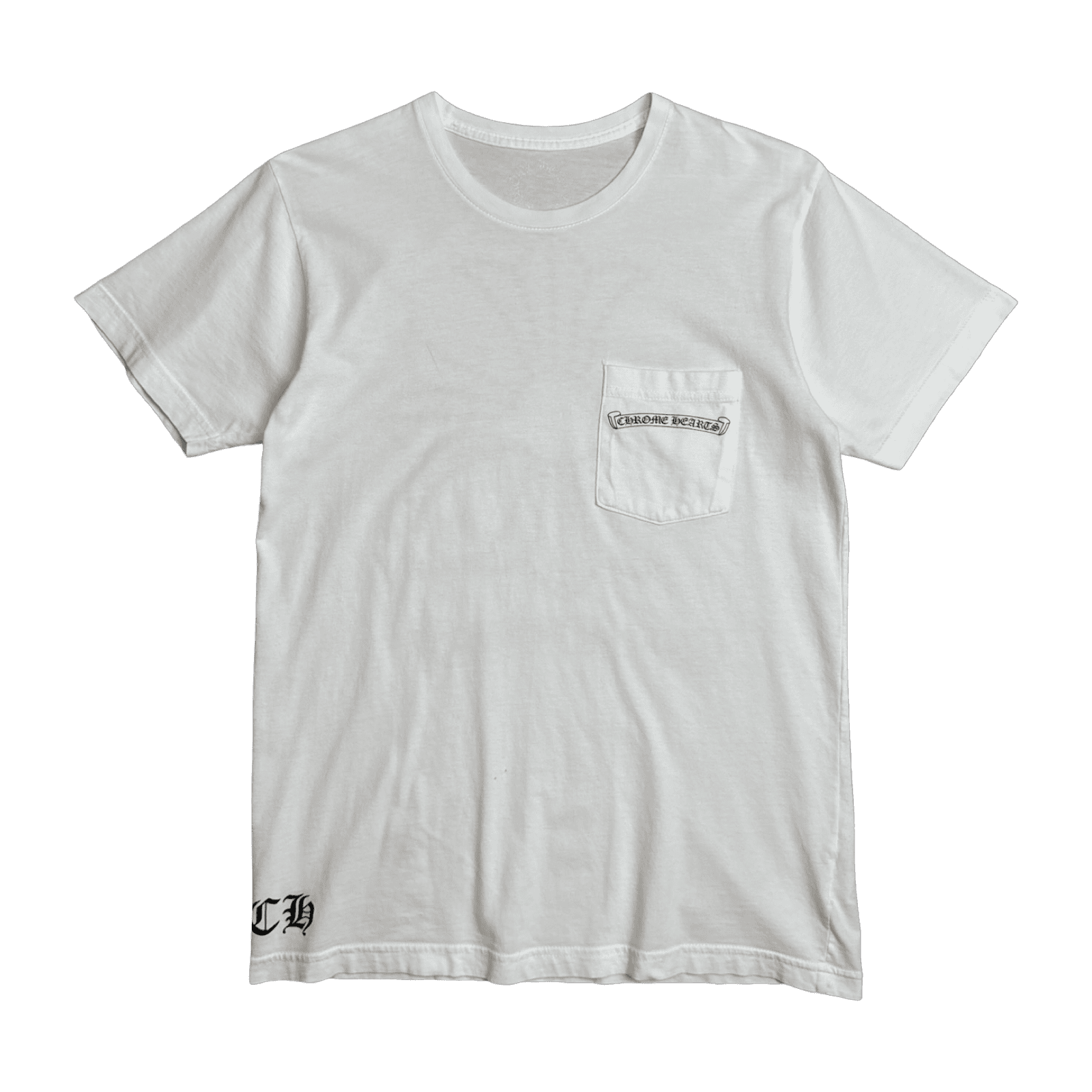 Chrome Hearts Jumbo Cross Scroll Pocket Tee White