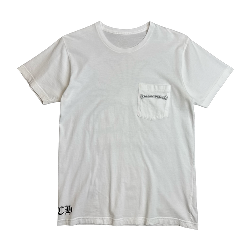 Chrome Hearts Jumbo Cross Scroll Pocket Tee White | Vintage Clothing Store Canada
