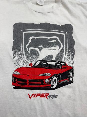 Vintage 90s Dodge Viper Tee White