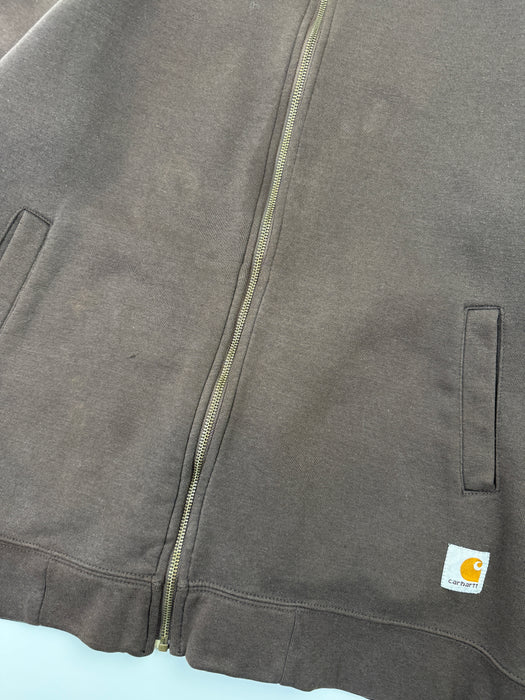 Vintage Carhartt Full Zip Sweatshirt Brown | Vitnage Clothing Store Canada