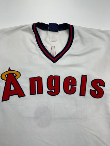 (XXL) Vintage MLB Los Angeles Angels Jersey White